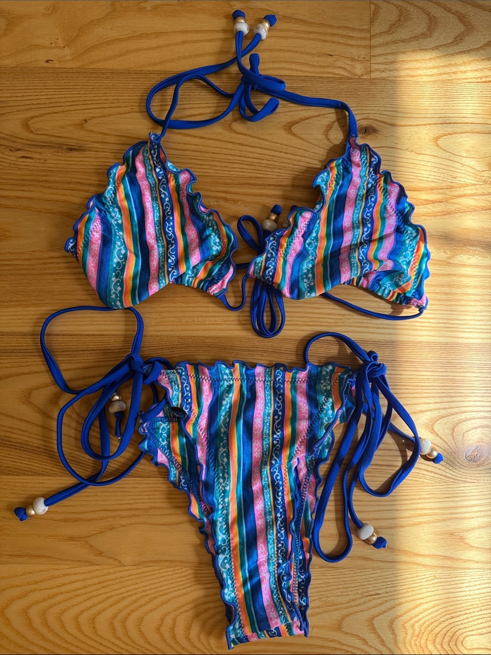 Kulani Kinis Multicolor Lettuce Edge Lone Ranger